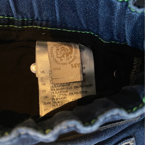 Diesel Loose fit jeans size 14Y - Picture 2 of 3